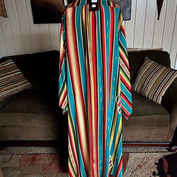 Lucky & Blessed • Size 3X • Boho • Dress/Cardigan Vest Set • Multi-Colors - Picture 7 of 16